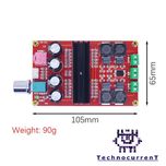 ماژول آمپلی فایر 2X50W استریو مدل XH-M189 با تراشه TPA3116D2