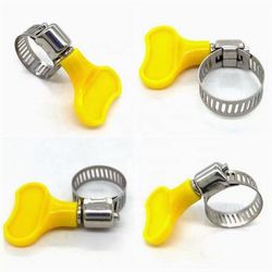 بست پروانه ای استیل سایز 13 - 19 ضد زنگ (بسته ی 10 و 100 عددی)