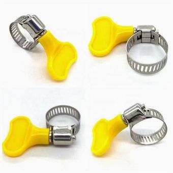 بست پروانه ای استیل سایز 13 - 19 ضد زنگ (بسته ی 10 و 100 عددی)