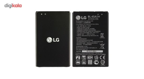 باتری موبایل LG K10 2016 مدل BL-45A1H