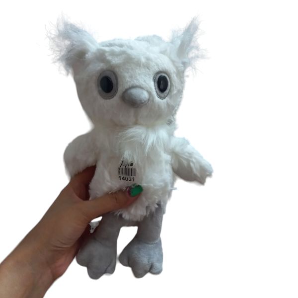 عروسک مدل جغد برفی ارتفاع 25 سانتی متر