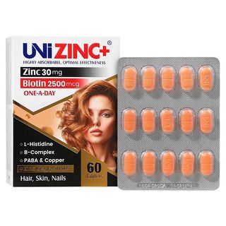 قرص یونی زینک پلاس 30 میلی گرمی ابیان دارو - 60 عددی*369