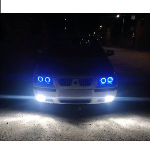 حلقه نئون مدل آبی مناسب برای سمند مجموعه چهار عددی