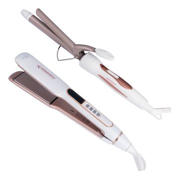 اتو موی کنورث مدل kw313 به همراه فر کننده مو