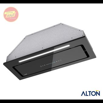 هود مخفی لمسی توربو شیشه مشکی 80 سانت مدل H810B آلتون ALTON