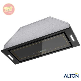 هود مخفی لمسی کلاسیک شیشه مشکی 80 سانت مدل H840B آلتون ALTON