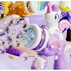 تفنگ حباب ساز طرح یونیکورن