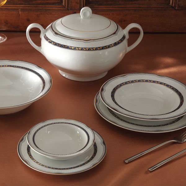 سرویس غذاخوری 28 پارچه چینی زرین ایران مدل پرشیا درجه عالی