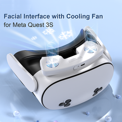 inter face meta quest 3s with fan  فیس کاور فن دار مخصوص meta quest 3s