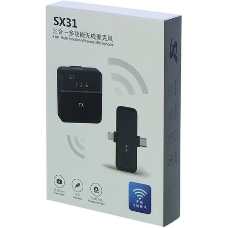 میکروفون بیسیم یقهای تک کاربره مدل SX31