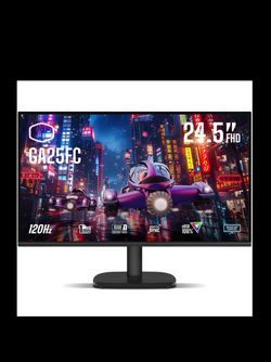 مانیتور گیمینگ کولر مستر GA25FC سایز 25 اینچ IPS Full HD 120 هرتز