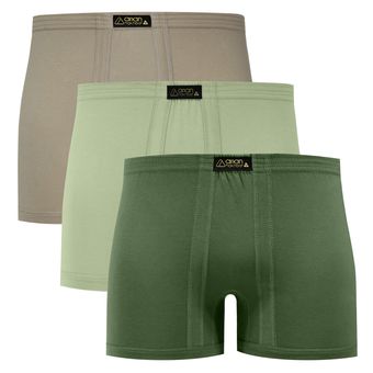 شورت پادار مردانه آریان نخ باف مدل 1412 بسته 3 عددی