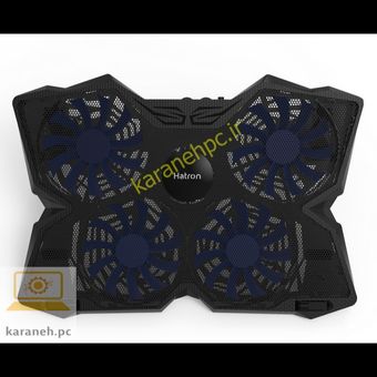 پایه خنک کننده لپ تاپ هترون مدل HCP127 با 4 فن RGB