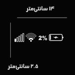 استیکر شیشه خودرو ماشین آرا طرح کم شارژ کد 41