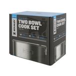 مجموعه ظروف سفری استنلی مدل Two Bowl Cook Set