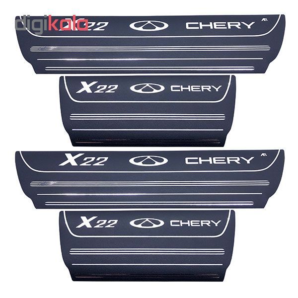 برچسب پارکابی خودرو کد SK22 مناسب برای ام وی ام X22 مجموعه 4 عددی*493