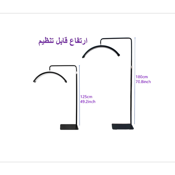 نور ثابت ال ای دی Zomei Half Moon Light HD-M8X