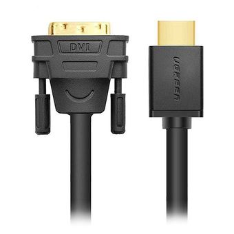 کابل HDMI به 1+24 DVI-D (دو طرفه) یوگرین مدل HD106-10135 طول 2 متر با رزولوشن 4K