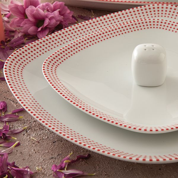 سرویس غذاخوری 27 پارچه 6 نفره چینی زرین ایران مدل Mon Belan