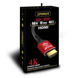 کابل 3 متری HDMi با کیفیت 4K اپیمکس - HDMI EPIMAX EC-98 PD DESIGN 3M 4K