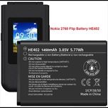 باتری گوشی نوکیا 2760 تاشو مدل HE402