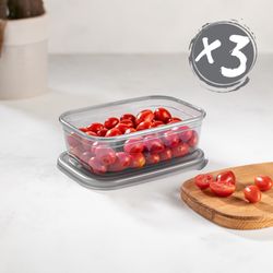 ظرف نگهدارنده فولی لایف مدل Peggy کد 5891 بسته 3 عددی