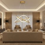 لوستر آویز مدرن شاهان مدل SETAREH