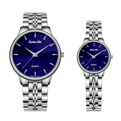 ست ساعت مچی عقربه‌ای کوارتز زنانه و مردانه سوئیس آرت مدل ANT182-183ST0006