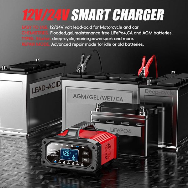 شارژر باتری خودرو فاکسسور مدل