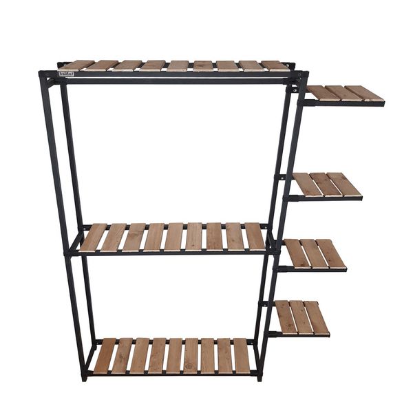 رگال لباس و کمد باز چوب و فلز مدل گنجینه