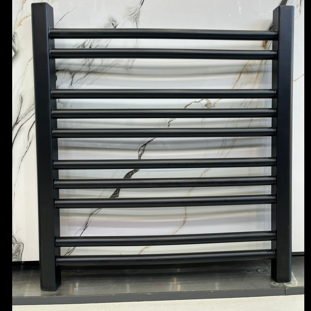 حوله خشک کن مشکی مات لوله گرد 10 پره 60 سانتی زرین