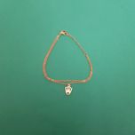 دستبند زنانه مدل دو لاین طرح تاج