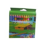 مداد رنگی 12 رنگ مدل فانتزی