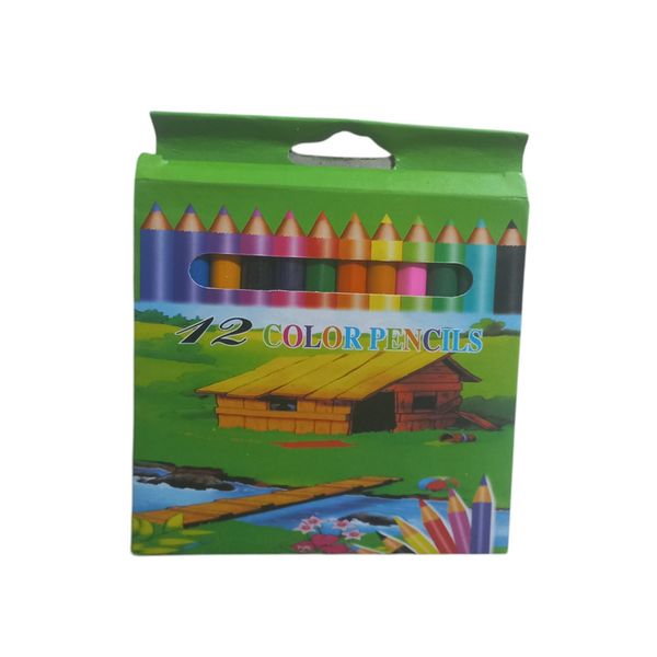 مداد رنگی 12 رنگ مدل فانتزی