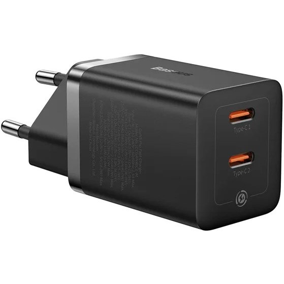 شارژر دیواری 40 وات باسئوس مدل Baseus GaN5 Pro Fast Charger C+C CCGP180