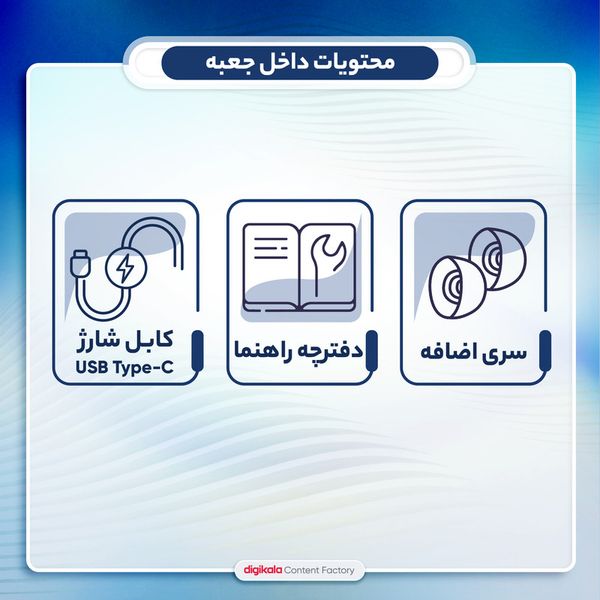 هندزفری بلوتوثی کیو سی وای مدل QCY ANC2 با قابلیت حذف نویز فعال (ANC) 18 ماه گارانتی