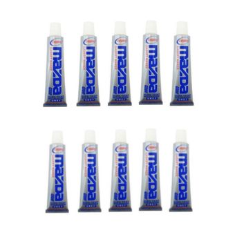 چسب سیلیکون کاسپین مدل مزدا وزن 30 گرم بسته 10 عددی