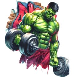 برچسب DTF استیکر حرارتی لباس طرح هالک