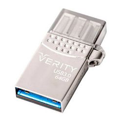 فلش TYPE-C وریتی مدل O511 ظرفیت 64 گیگابایت با گارانتی شرکتی