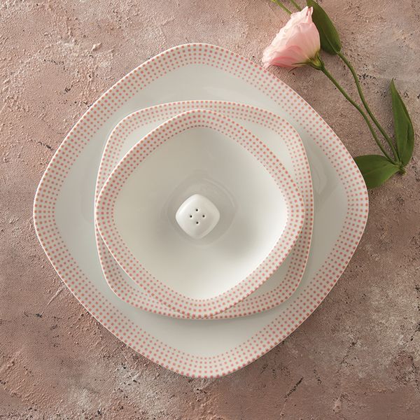 سرویس غذاخوری 27 پارچه 6 نفره چینی زرین ایران مدل Mon Belan