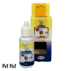 قطره ضد مدفوع خواری سگ اچ اند جی پت مدل Nasty Habit حجم 40 میلی لیتر