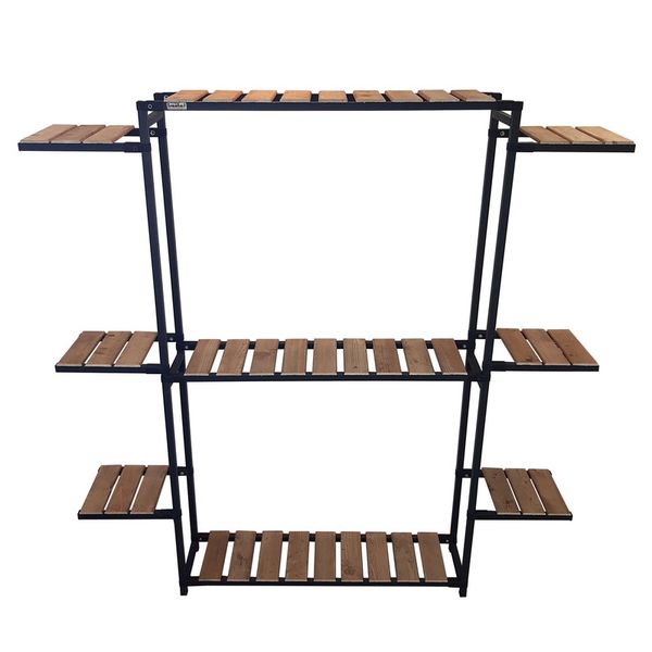 شلف طبقه فلز و چوب مدل مِهراد