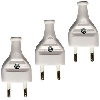 دوشاخه برق کد DB-110 بسته سه عددی