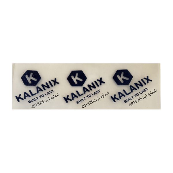 برچسب روی دستگیره داخلی خودرو کالانیکس مدل BAR-207-100103 مناسب برای پژو 207 مجموعه 4 عددی