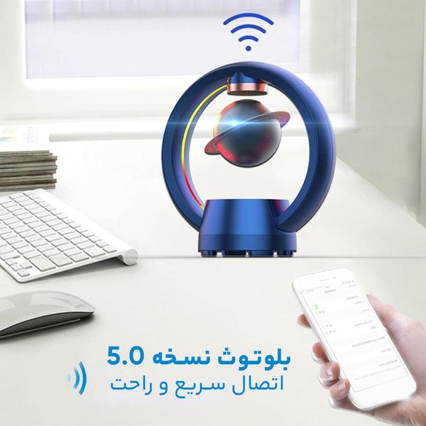 اسپیکر بلوتوثی Banapoy طرح کره معلق زحل