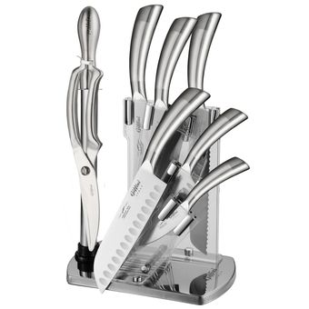 سرویس چاقو آشپزخانه 9 پارچه جی فی نی مدل N.S.W.9