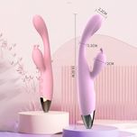 ماساژور ویبراتور bad bunny شاخک دار با تحریک مستقیم نقطه G