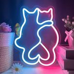  تابلو نئون فلکسی طرح گربه های عاشق