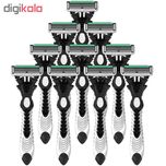 خود تراش دورکو مدل 6blade تحت لیسانس بسته 10 عددی