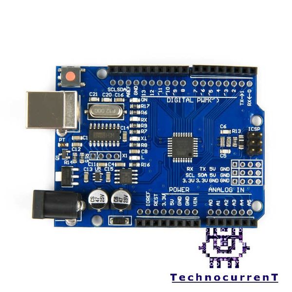 برد آردوینو ARDUINO UNO R3 با تراشه CH340G